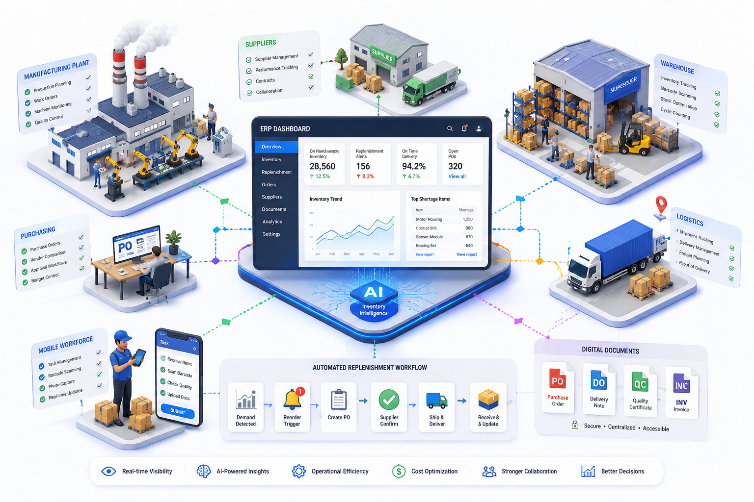 Vendor Managed Inventory — the problem