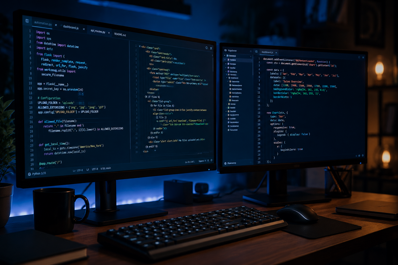 Languages and Frameworks